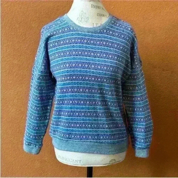 Cotton + Candy- Women's Pullover Fair
Isle Sweater Size Medium- EUC! - Picture 1 of 3
